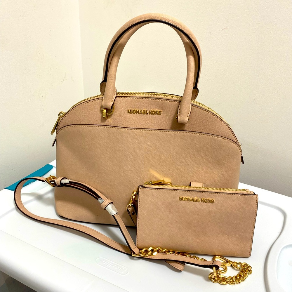Pink Michael Kors Purse and Wallet